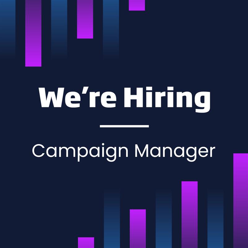 We are-hiring-Campaign-Manager